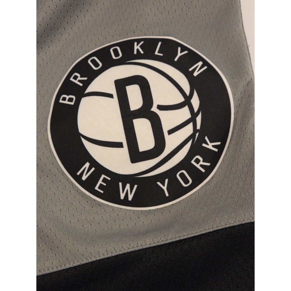 Nike Brooklyn Nets NBA Authentic Dri-FIT Basketball Shorts Gray Size 42 XL - Picture 6 of 8